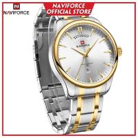 ราคา NAVIFORCE Watch For Men Waterproof Casual Stainless Steel Original 42mm Diameter Gold Navi Force Wristwatch For Gifts NF9213 (18894595158)