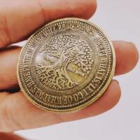 ราคา เหรียญต้นไม้แห่งชีวิต เหรียญสะสม เหรียญแปลกๆ ของที่ระลึก ของขวัญ souvenir commemorative gift Art Collectible Coin The tree of life coins (18094034028)