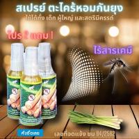 ราคา ส่งฟรี Nine Scent สเปรย์กันยุง สเปรย์ตะไคร้ หอมธรรมชาติ ชุด 2 แถม 1 ขนาด 50 มล กันยุงแบบธรรมชาติ ไร้สารเคมี ติดนาน ไม่ฉุน ใช้ได้ทั้งครอบครัว (4791104688)