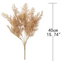 ราคา ช่อดอกไม้พลาสติกสีทองต้นไม้ประดิษฐ์ดอกไม้ปลอมสำหรับตกแต่งคริสต์มาสการตกแต่งบ้านเครื่องประดับปีใหม่เครื่องประดับโต๊ะแจกันเครื่องประดับ (20171922054)