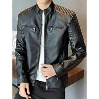 ราคา เสื้อโค้ทผู้ชาย แจ็คเก็ตหนังแท้อบอุ่น เสื้อหนังผู้ชาย เสื้อแจ็คเก็ตหนังส เสื้อแจ็กเก็ตหนังลําลอง ทรงหลวม เสื้อแจ็กเก็ตหนังลําลอง (20636587878)