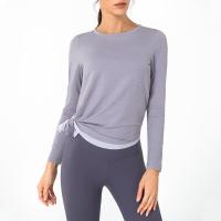 ราคา Lulu ผู้หญิงโยคะท็อปส์กีฬาวิ่งเสื้อยืดหลวมติดตั้งแขนยาวการออกกำลังกายการฝึกอบรมท็อปส์สาวแฟชั่นใหม่สีส้มสีชมพูสีเทาเสื้อผ้าออกกำลังกายท็อปส์ออกกำลังกาย (16273136000)