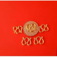 ราคา ตะขอหุ้มทอง ไม่ลอกไม่ดำ 1บาท 2บาท ตะขอทองชุบสำรอง 5ชิ้น ทองเคลือบแก้ว ตะขอทองปลอม เหมือนจริงที่สุด ตะขอทอง ทองโคลนนิ่ง (423480529)