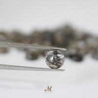 ราคา พลอยแท้แก้วขนเหล็ก ไหมเงิน ไหมดำ ขนาด 6 มิล พร้อมฝังตัวเรือน พลอยดิบ พลอยแท้เสริมดวง (20386060594)