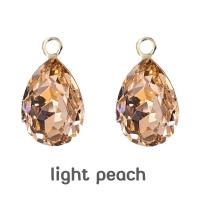 ราคา IMAGIE ต่างหูคริสตัล SWAROVSKI ทรงหยดน้ำ14x10mm หลากสี (769672698)