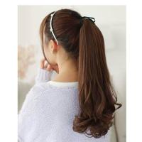 ราคา แฮร์พีชหางม้าผูกลอนเบา ๆ 2 30 สีน้ำตาลอ่อน หรือ น้ำตาลประกายทอง 58 ซม เนียน ๆ สวย ไม่เงา ทนร้อน เนียน สวย รุ่น D15L (635030698)