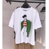 ราคา เสื้อยืดโอเวอร์ไซส์Zara T shirt เสื้อยืดคอกลม ทรงโอเวอร์ไซส์ แท้ S 3XL (20085606830)