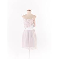 ราคา SCISSORS เดรสเกาะอกแต่งระบาย มีซับในซิปหลัง ป้ายแบรนด์ระบุไซส์ M Preloved (20669695541)