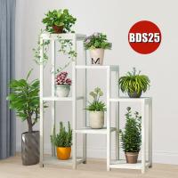 ราคา MIREN SHOP ชั้นวางต้นไม้ 3 5 7ชั้น กันสนิม ชั้นวางกระถางต้นไม้ ชั้นวางกระถางต้นไม้เหล็ก ชั้นวางกระบองเพชร (10044650484)