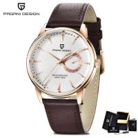 ราคา Pagani Design นาฬิกาควอตซ์ชายหนัง Seiko VH65 แฟชั่นกันน้ำกีฬานาฬิกาผู้ชายนาฬิกาทหาร PD 1654 (16662719754)