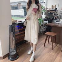 ราคา พร้อมส่ง เดรสยาว เดรสอัดพลีทสไตล์เกาหลี เรียบหรู น่ารักมากๆ (18294177682)