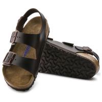 ราคา Birkenstockรองเท้าแตะ Milano หนังนิ่ม สําหรับผู้ชาย และผู้หญิง (17917337987)