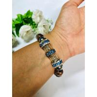 ราคา สร้อยข้อมือเหล็กไหลเงินยวงขนาด12มิลผ่านพิธีกรรมปลุกเสกเรียบร้อย เมตตาแคล้วคลาดปลอดภัย (11038558997)