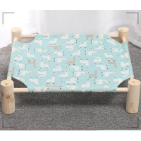 ราคา พร้อมส่ง ที่นอนแมวขาไม้ เปลแมวขาไม้ ตั้งพื้น เตียงนอนแมว ที่นอนแมว หมา เปลแมว สุนัข (5478346006)