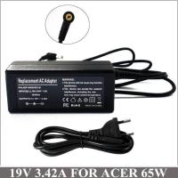 ราคา ใหม่19V 3 42A 65W ที่ชาร์จแล็ปท็อปโน้ตบุ๊คอะแดปเตอร์ AC สำหรับ Acer ADP 65DB ADP 65VH B HP A0652R3B PA 1650 02 3000 4620 4715Z 4730Z (1781294391)