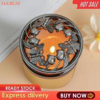 ราคา CCGREAT ฝาปิดเทียนรูปผีเสื้อของตกแต่งบ้านแบบโบราณเผาอย่างเท่าเทียมกันเทียนในโหลแก้วที่คลุม (20974490778)