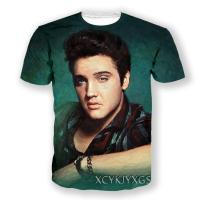 ราคา Phechion ใหม่แฟชั่นผู้ชาย ผู้หญิง Elvis Presley 3D พิมพ์แขนสั้นเสื้อยืดลำลองกีฬา Hip Hop ฤดูร้อน T เสื้อ Tops S05 (19880445683)