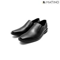 ราคา MATINO SHOES รองเท้าชายหนังแท้ รุ่น MC B 6945 BLACK (7189820122)
