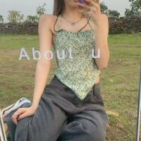 ราคา เสื้อแฟชั่นเกาะอกผูกหลังลายๆสุดแซ่บ เสื้อสายเดี่ยวหรูหราผูกโบว์หลังน่ารัก เสื้อเกาะอกสายเดี่ยวผ้าฝ้าย ราคาโปรโมชั่น (15696383809)