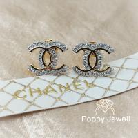 ราคา ต่างหูเพชรแท้ ทองแท้ รุ่น Miss CC Earrings (12482840329)