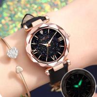 ราคา นาฬิกาลายจุดนาฬิกาข้อมือหน้าปัดนาฬิกาสำหรับทุกเพศสีดำมีสายรัดข้อมือสำหรับสุภาพบุรุษนาฬิกาผู้หญิงแบบโรมัน (20346622097)