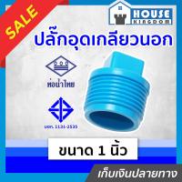 ราคา ส่งไว ท่อน้ำไทย ปลั๊กอุดเกลียวนอก pvc ขนาด 1 นิ้ว แพ็ค 1 150 ชิ้น สีฟ้า ฝาปิดท่อ ฝาอุดเกลียวนอก ข้อต่อpvc K21 01 (16736228649)