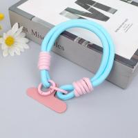 ราคา พวงกุญแจเชือกโทรศัพท์มือถือจับคู่หลากสีเคสโทรศัพท์มือถือสั้นเชือกเส้นใยทอมือพวงกุญแจสายกระเป๋า (20886510185)