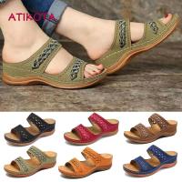 ราคา Atikota รองเท้าแตะลําลองสําหรับสตรีมีส้น (6002908276)