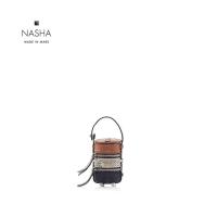 ราคา NASHA MADE IN MARS Tiny Pinto Steak กระเป๋าพวงกุญเเจทรงปิ่นโต (2039836177)