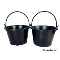 ราคา ถังน้ำใบใหญ่ขนาด25 5 16 55ถังพลาสติกสีดำมีหูหิ้วถังเอนกประสงค์ใบใหญ่ (15632282869)