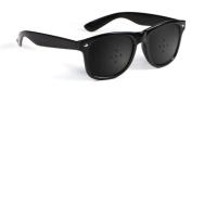 ราคา ดูแลดวงตาแว่นตาแว่นตาเลนส์รูแบบพินโฮลป้องกันสายตาสั้นและสายตาเอียงกรอบสีดำแว่นตาป้องกันการมองเห็นมีรูลดความเมื่อยล้าบรรเทาแว่นตารูเข็มสำหรับการปรับปรุงสายตา (17330372068)