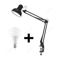 ราคา โคมไฟอ่านหนังสือ โคมไฟตั้งโต๊ะ โคมไฟอ่านสือ โคมไฟตั้งโต๊ะ led ปรับระดับได้รอบทิศทาง โคมไฟ MAX 60w table lamp desk lamp ปรับระดับได้ ขั๊ว E27 (20480597607)