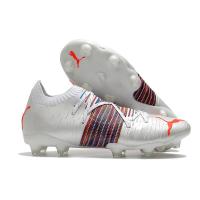 ราคา ของแท้อย่างเป็นทางการ Puma Future Z 1 1 FG สีขาว Mens รองเท้าฟุตซอล The Same Style In The Mall Football Boots With a box (17237805258)