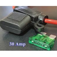 ราคา กระบอกเสียบฟิวส์รถยนต์ มีฝาปิดกันน้ำ พร้อมฟิวส์ 15A 20A 30A 40A Fuse Holde ใส่ฟิวส์ใบมีดรุ่น Standard (16852317584)