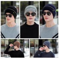 ราคา พร้อมส่ง หมวกกันหนาว ไหมพรม ชายหญิง แบบหนา บุขนด้านใน สุ่มลาย (18850089260)