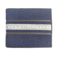 ราคา กระเป๋าสตางค์หนังปลากระเบนชายใบสั้น กระเบนคาดหนาม กระเป๋าเงินสไตล์ 2 พับ US สีเลือกได้ เกรดฟรีเมี่ยม ทนทานเป็นเลิศ หนังแท้ 100 (19328738126)