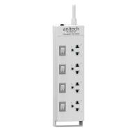 ราคา H3134 ปลั๊กไฟ ANITECH H3134 ปลั๊กไฟมาตรฐาน มอก2432 2555 4 ช่องเสียบ 4 สวิตซ์ (18852610892)