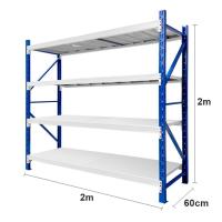 ราคา ส่งฟรี ชั้นวางสินค้า 4ชั้น รับน้ำหนัก100 500kg ชั้นวางMicro Rack ชั้นวาง SHELF ขนาด2x2x0 6m จัดระเบียบสต๊อก โกดังสินค้า ชั้นวางอุตสาหกรรม โรงงาน (20495516009)