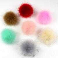 ราคา ลูกขนจิ้งจอกปอมปอมขนฟู DIY ปอมปอมสำหรับหมวกรองเท้าผ้าพันคอกระเป๋าพวงกุญแจจี้ (10381038249)