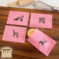 ราคา ถุงคุกกี้ ถุงใส่คุกกี้ ซองคุกกี้ ซองขนม ซองซีลกลาง คละลาย ขนาด 7 10 ซม 100 ใบ bakerymoreshop (7478503332)