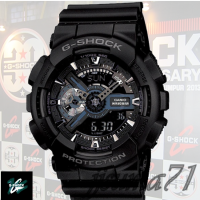 ราคา นาฬิกาข้อมือCasioGShock รุ่น GA 110 1B นาฬิกาผู้ชายสายเรซิ่นสีดำ รุ่น Blackhawk ตัวขายดี (1559620905)