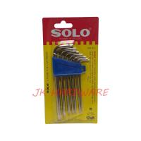 ราคา ประแจตัวแอลหกแฉก ท๊อกซ์ มีรูกลาง ประแจตัวแอล 7 ชิ้น SOLO No 912 (6021790296)