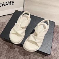 ราคา รองเท้าแตะ พื้นหนา แบบเรียบง่าย แฟชั่นฤดูร้อน สไตล์เกาหลี รองเท้าผู้หญิง เปิดปลายเท้า เหมาะกับเดินชายหาดกลางแจ้ง (21199315478)