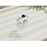 ราคา แหวนเงินแท้92 5 แบบหัวชู ประดับเพชร cz ตรงกลางสีนิล ดำ size 5 10 เนื้อเงินแท้ (16536832162)