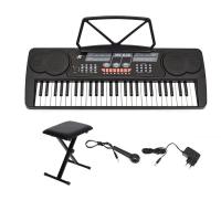 ราคา MK 632 คีย์บอร์ด 54 คีย์ Keyboard MK632 ใส่ถ่านได้ ฟรี ไมค์ ที่วางโน้ต และอแดปเตอร์ Music Arms (9795733258)