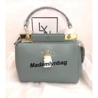 ราคา Lyn Venezia S สีเทาฟ้า กระเป๋า lyn แท้ จากช็อป (16327482095)