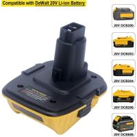 ราคา อะแดปเตอร์ USB DCA1820สำหรับ Dewalt 18V เครื่องมือแปลง Dewalt 20V แบตเตอรี่ลิเธียมเป็น Dewalt 18V เครื่องมือแบตเตอรี่สำรอง NiMh (20916871649)