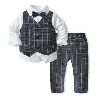 ราคา ชุดสูทเด็กผู้ชาย Korea Style 3 ชิ้น สี เทา กรม น้ำตาล อายุ 1 6 ขวบ ใส่หล่อ ออกงาน ใส่เที่ยว สินค้าพร้อมส่ง (18137968219)