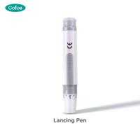 ราคา Cofoe Lancing Devices 50 Lancets การทดสอบเบาหวานปากกาปรับความลึก Lancing ปากกาสำหรับ Cupping Therapy และได้รับ Capillary เลือดตัวอย่าง (19101567832)