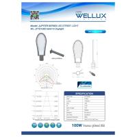 ราคา WELLUX โคมไฟถนน 30W 50W 100W แสงขาว LED STREET LIGHT รุ่น JUPITER SERIES (8748040956)